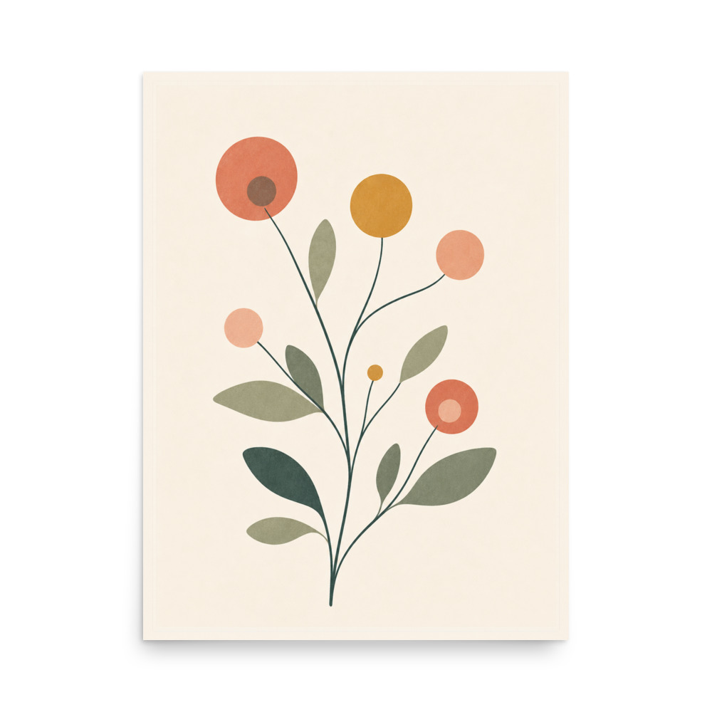 Bloom Study — botanical art print by Frame & Field