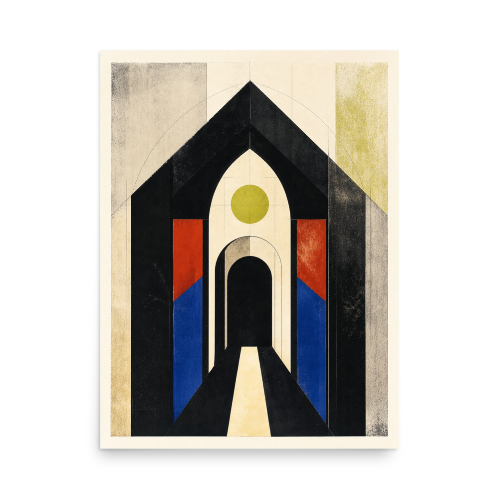 Ink Chapel — architecture art print by Frame & Field