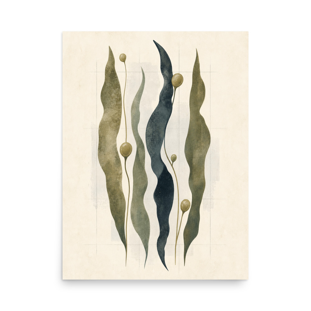 Kelp Almanac — botanical art print by Frame & Field