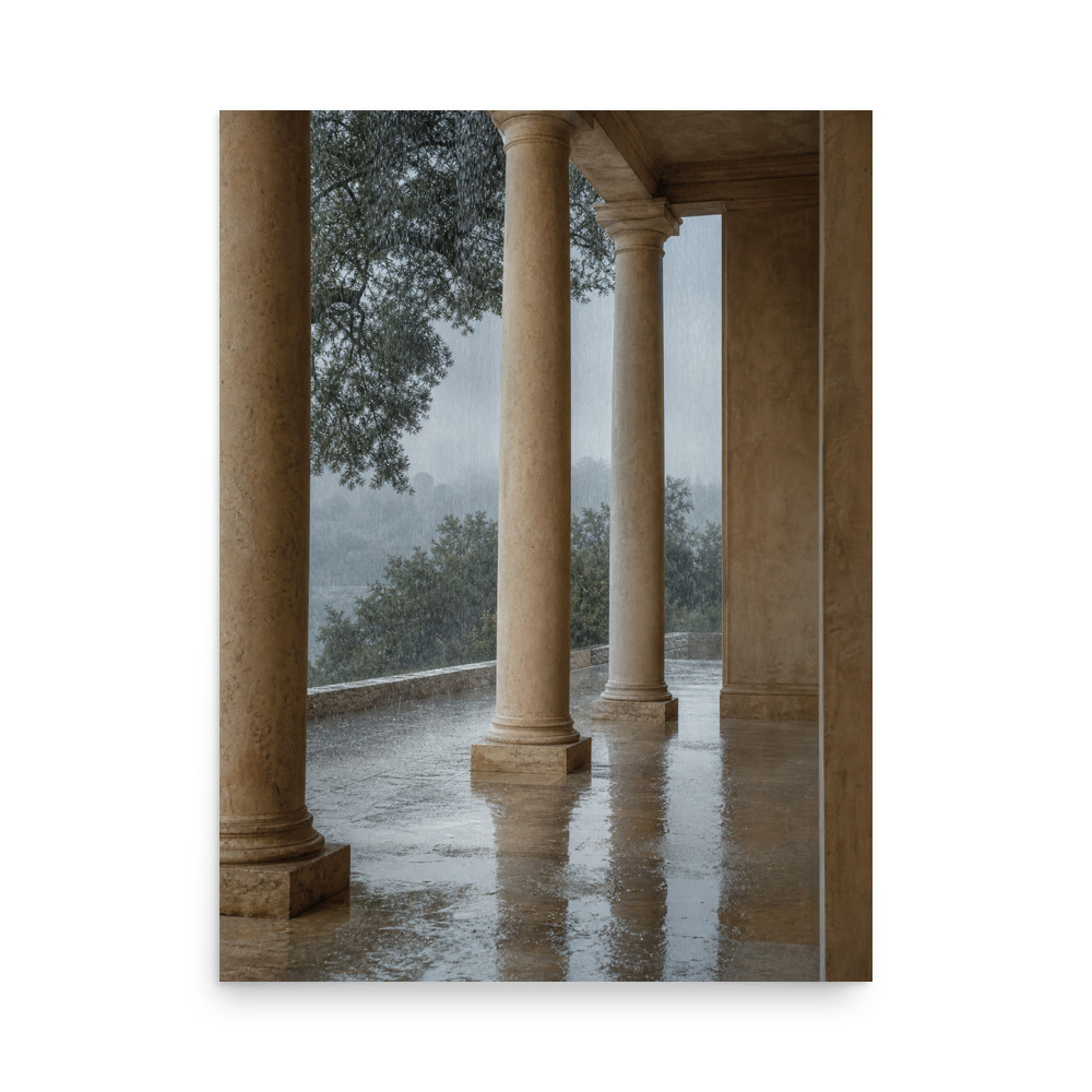 Monsoon Portico — architecture art print by Frame & Field