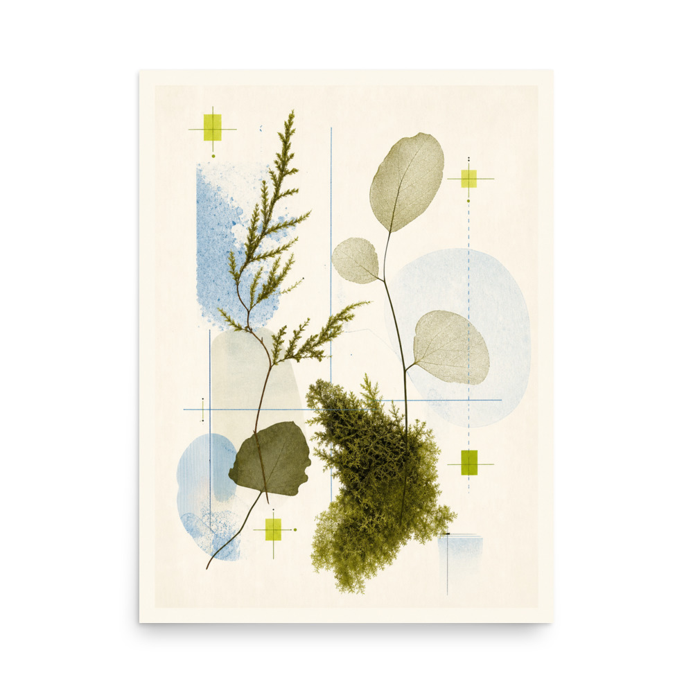 Moss Register — botanical art print by Frame & Field
