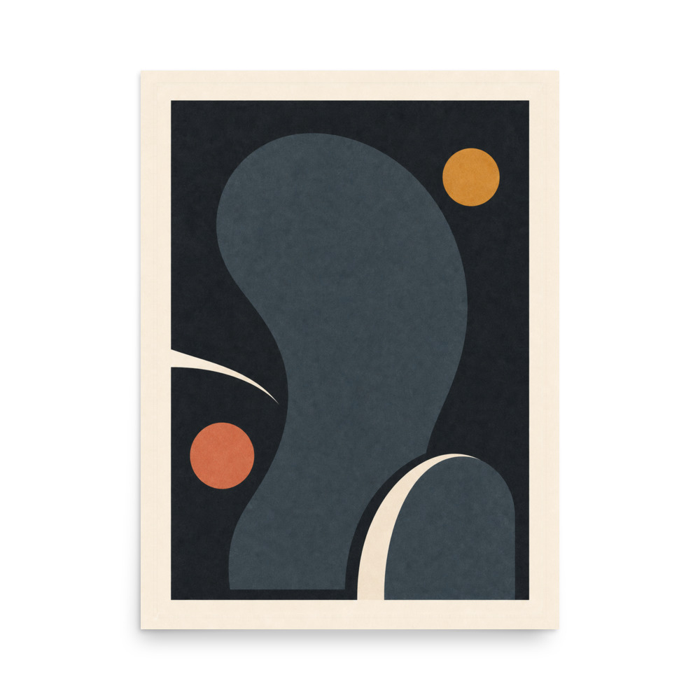 Night Signal II abstract art print