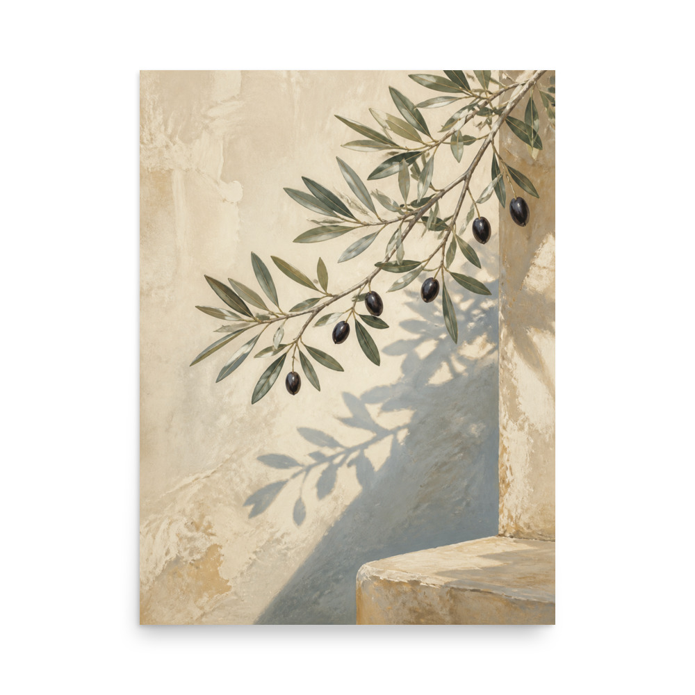 Olive Terrace — botanical art print by Frame & Field
