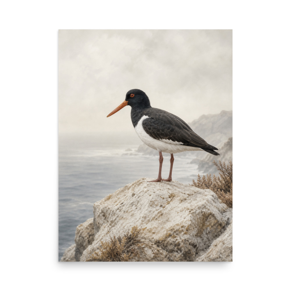 Oystercatcher Ledge — wildlife art print by Frame & Field