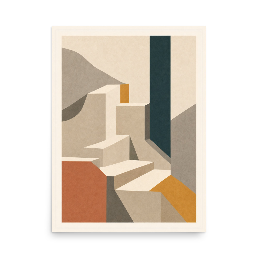 Paper Quarry — architecture art print by Frame & Field