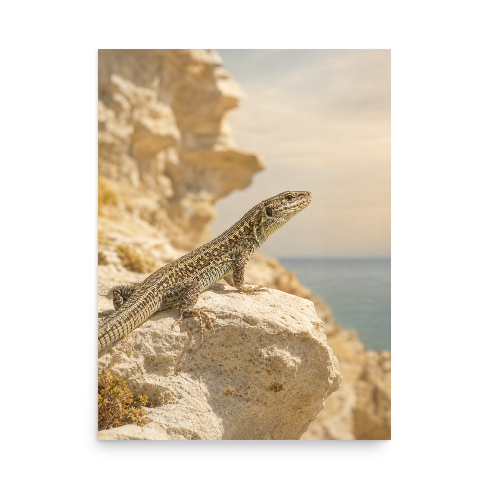 Sand Lizard Ledge poster