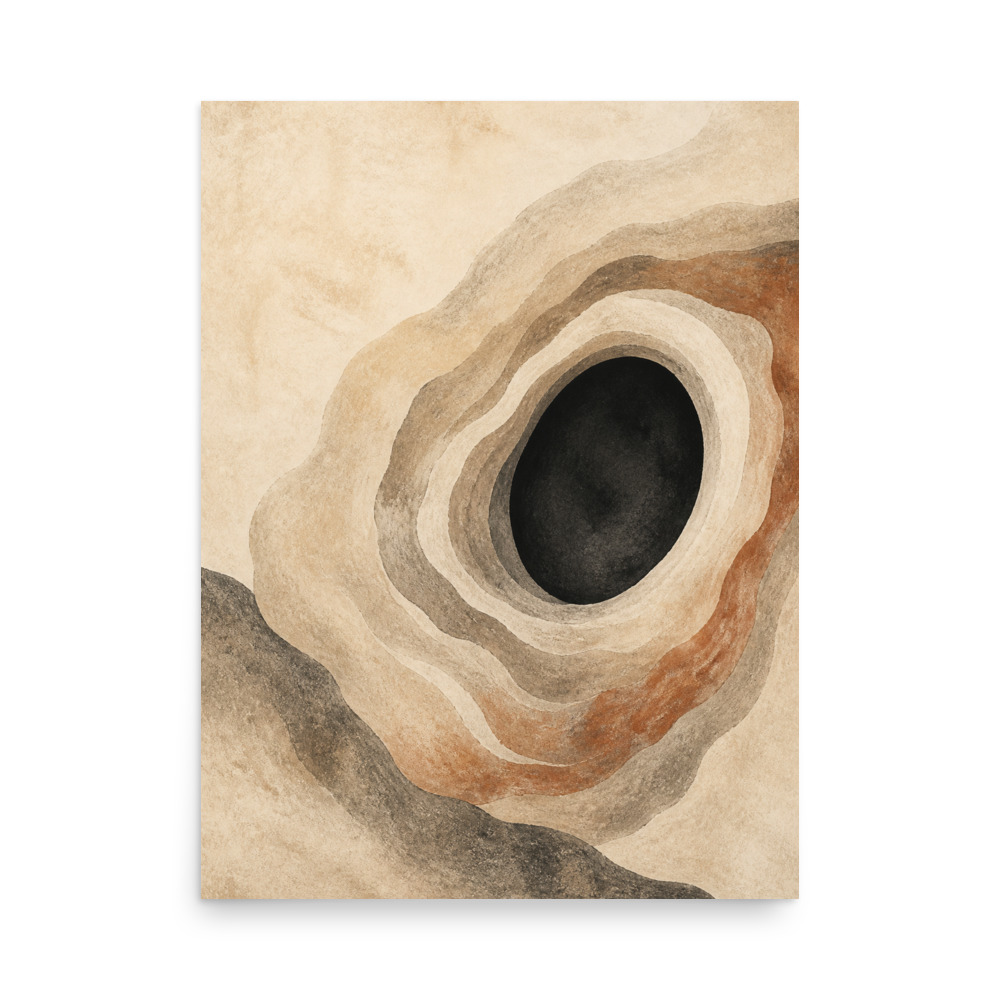 Silt Aperture — abstract art print by Frame & Field