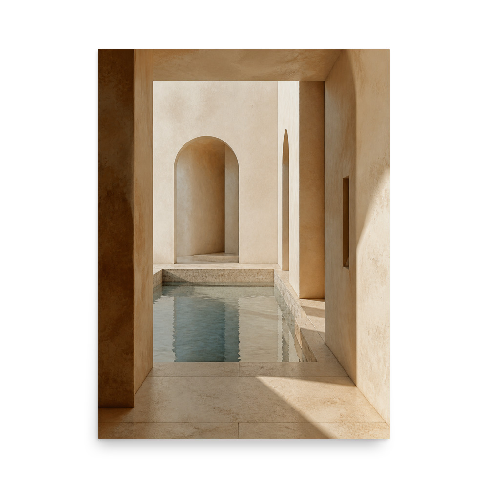 Sunken Loggia architecture art print