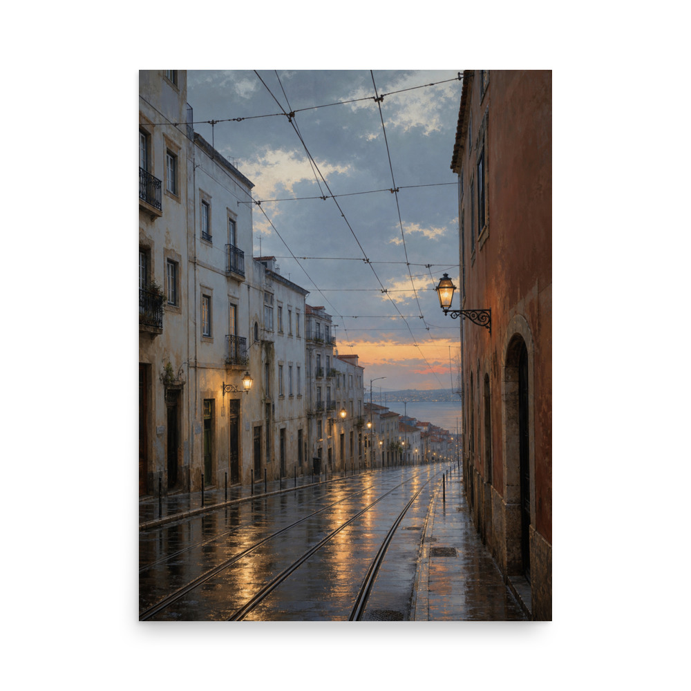 Tram Wire Dusk poster